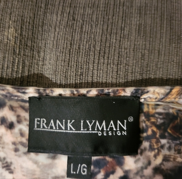 Frank Lyman Animal Print Sleeveless Top - Picture 2 of 4